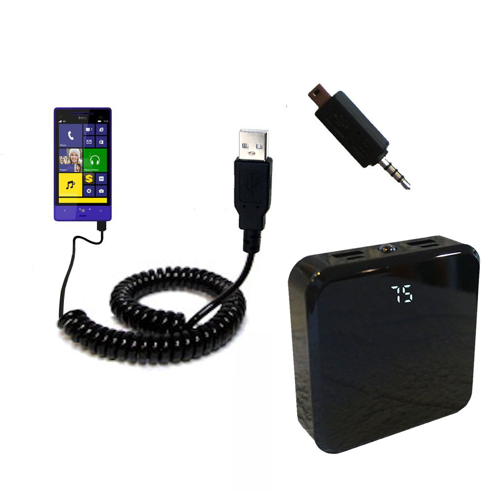 Rechargeable Pack Charger compatible with the HTC 8XT