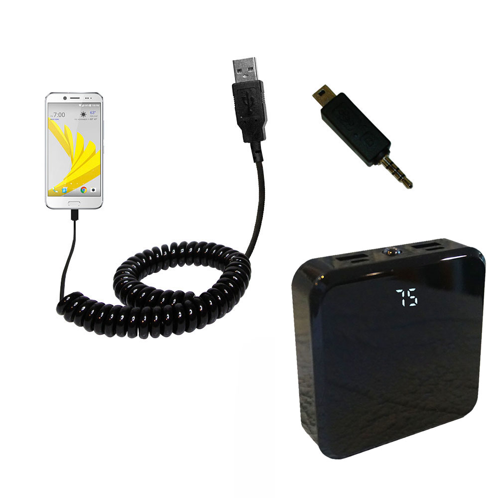 Rechargeable Pack Charger compatible with the HTC Bolt