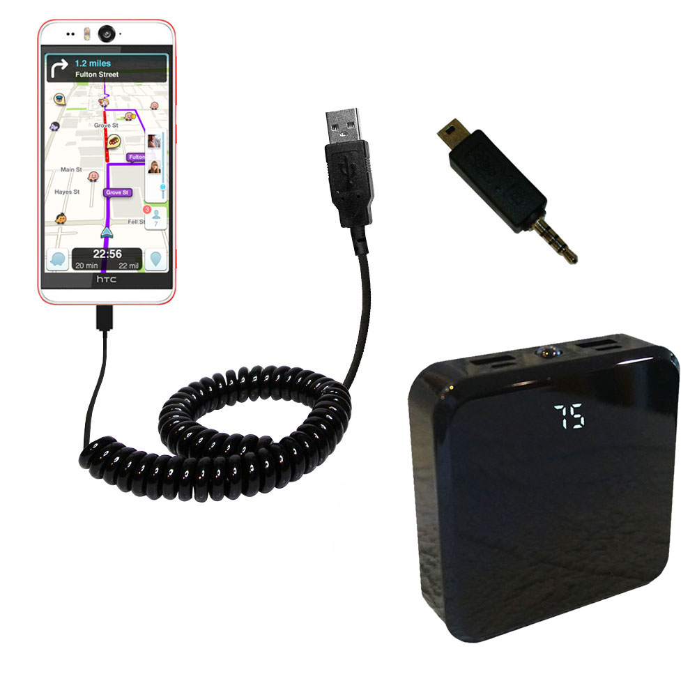 Rechargeable Pack Charger compatible with the HTC Desire EYE