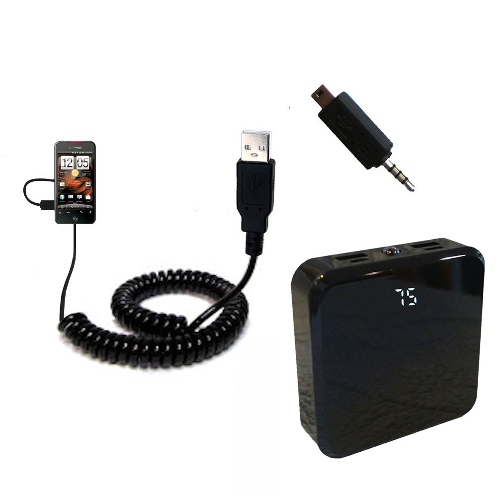 Rechargeable Pack Charger compatible with the HTC Droid Incredible HD