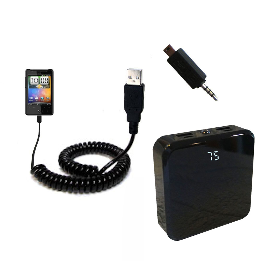 Rechargeable Pack Charger compatible with the HTC Gratia