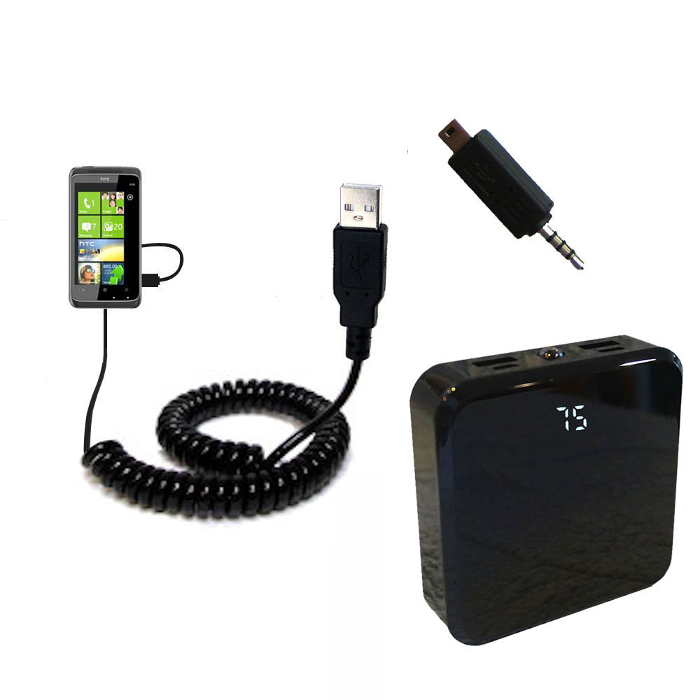 Rechargeable Pack Charger compatible with the HTC Mazaa
