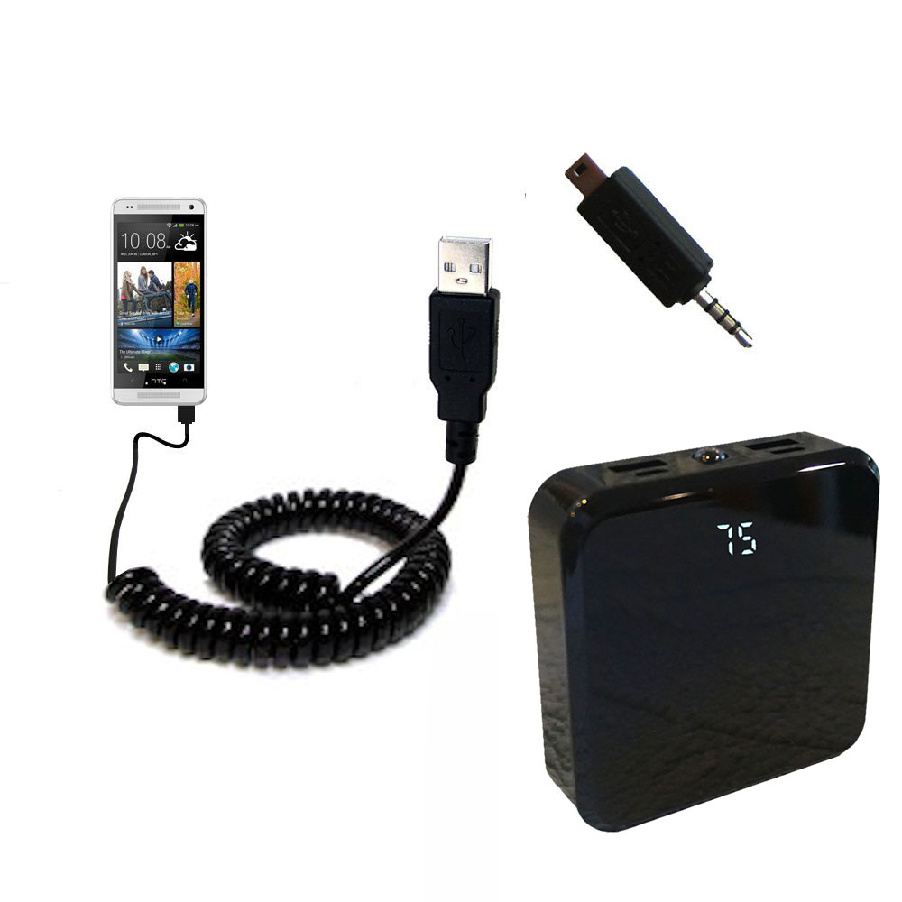Rechargeable Pack Charger compatible with the HTC One mini