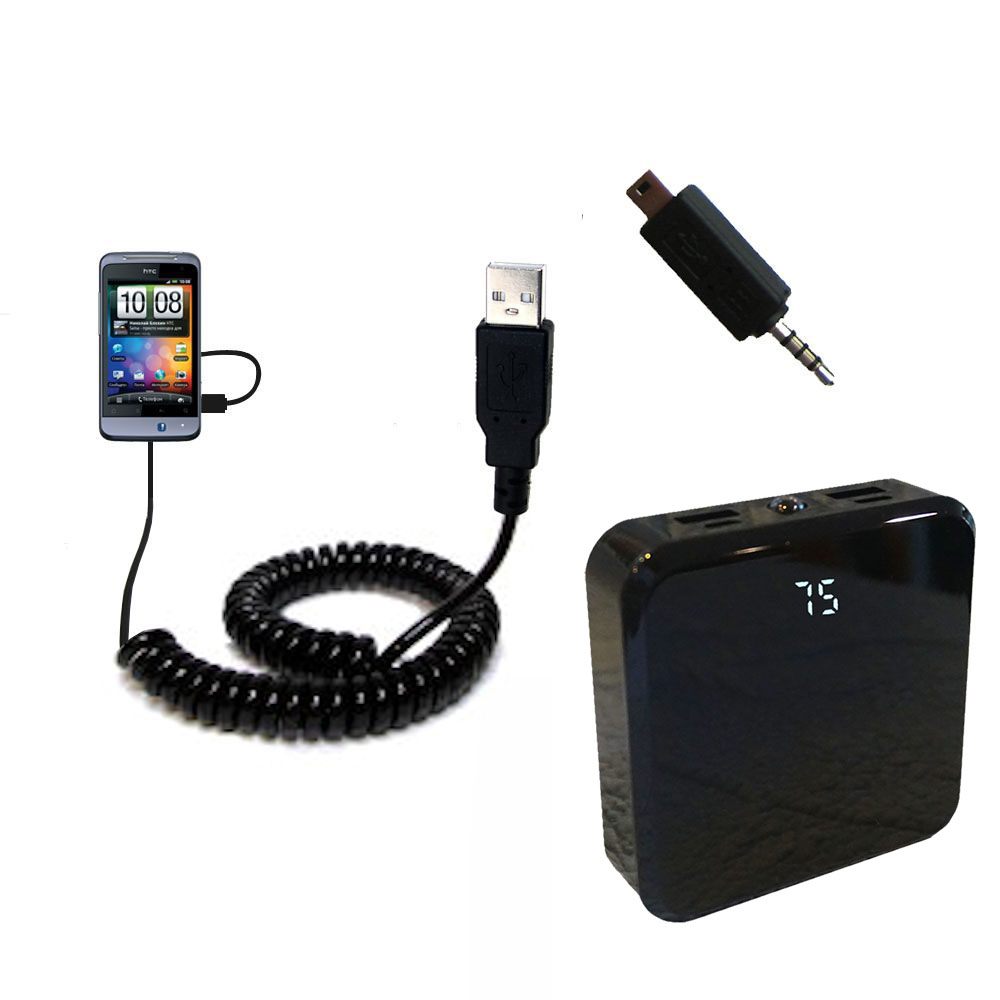 Rechargeable Pack Charger compatible with the HTC Salsa