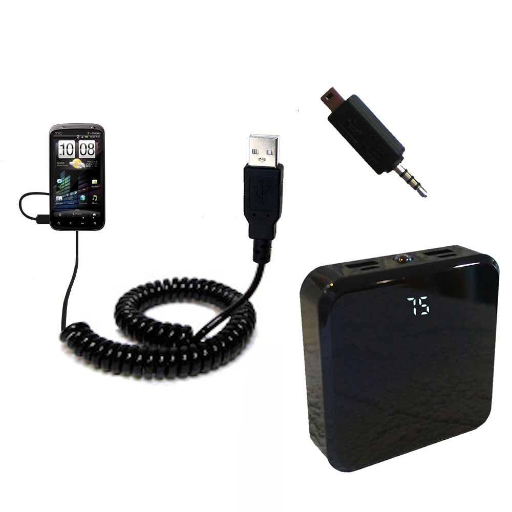Rechargeable Pack Charger compatible with the HTC Sensation 4G