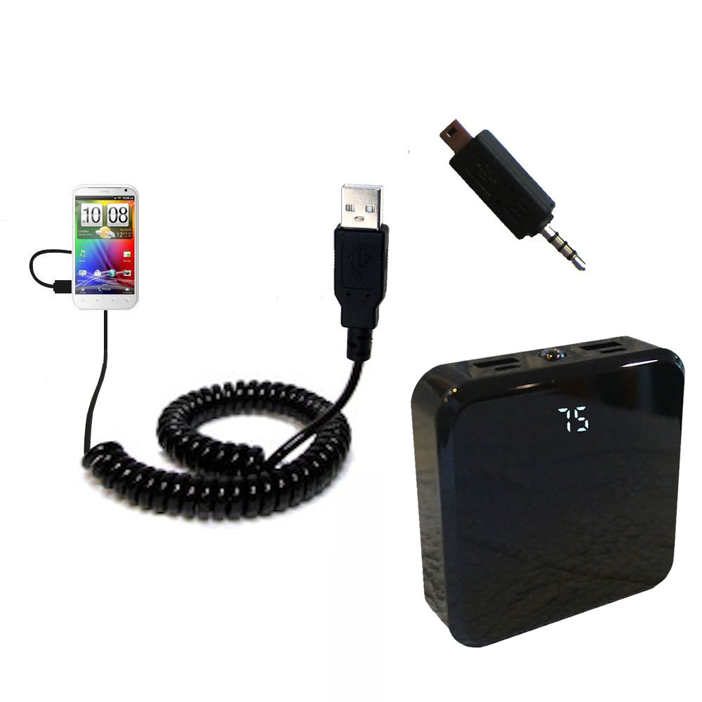 Rechargeable Pack Charger compatible with the HTC Sensation XL