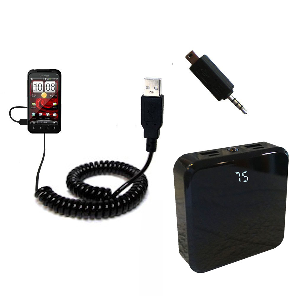 Rechargeable Pack Charger compatible with the HTC ThunderBolt 2
