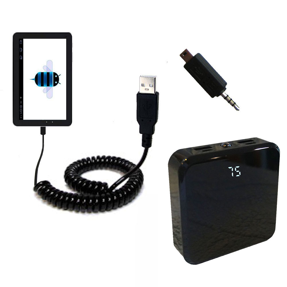 Rechargeable Pack Charger compatible with the Huawei MediaPad S7-104