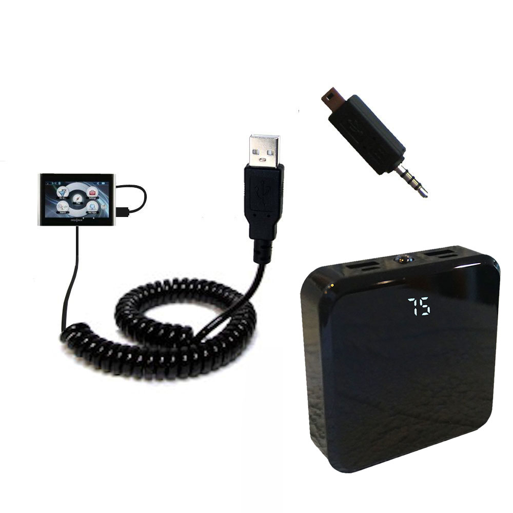 Rechargeable Pack Charger compatible with the Insignia NV-CNV43 GPS