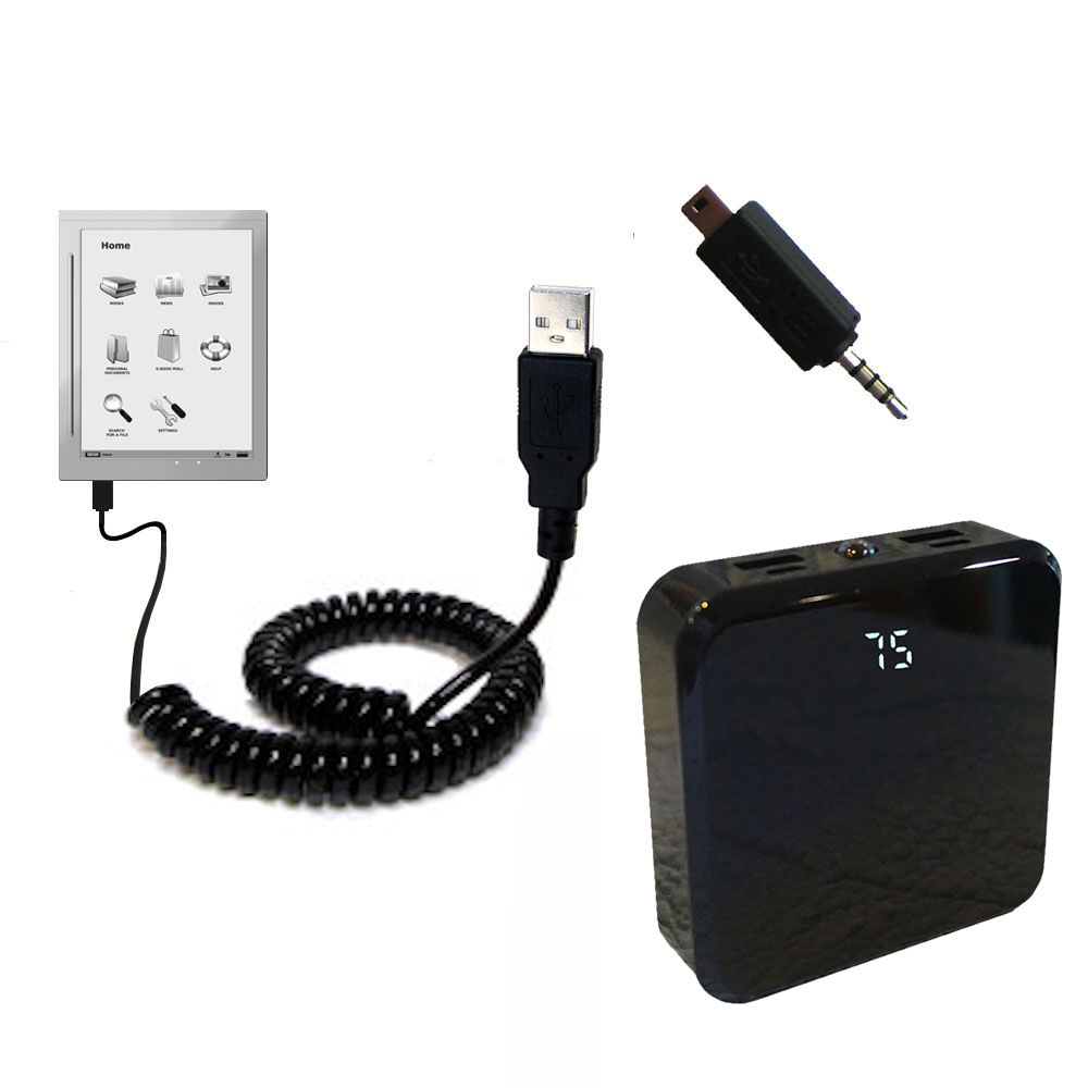 Rechargeable Pack Charger compatible with the iRex Digital Reader 800