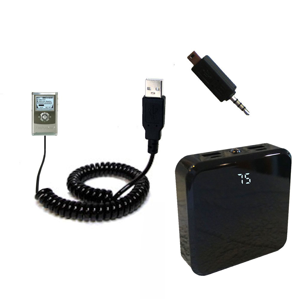 Rechargeable Pack Charger compatible with the iRiver H110 H120 H140