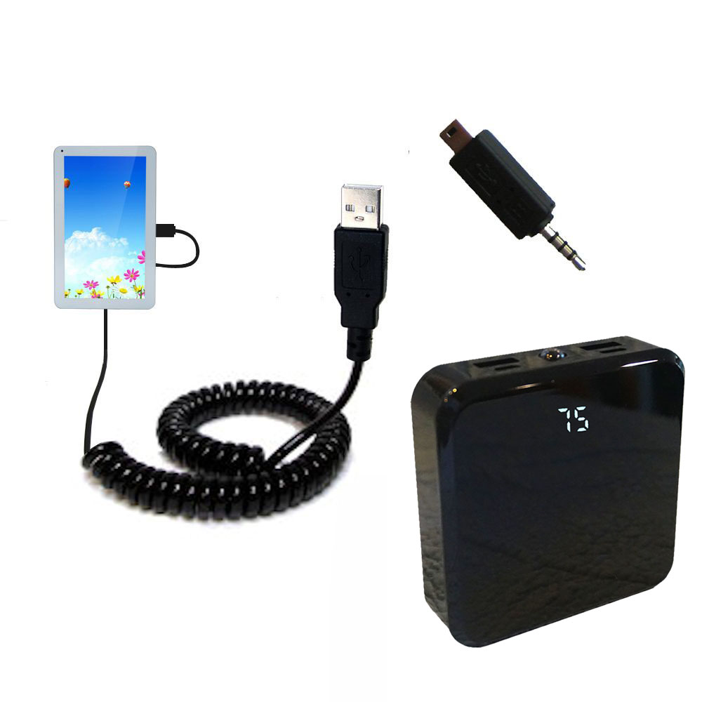 Rechargeable Pack Charger compatible with the iRulu AX101 AX123 AX124 Tablet