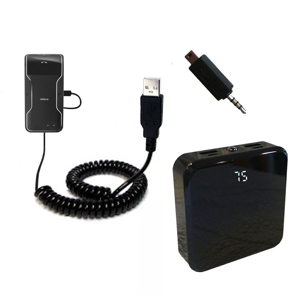 Rechargeable Pack Charger compatible with the Jabra Journey