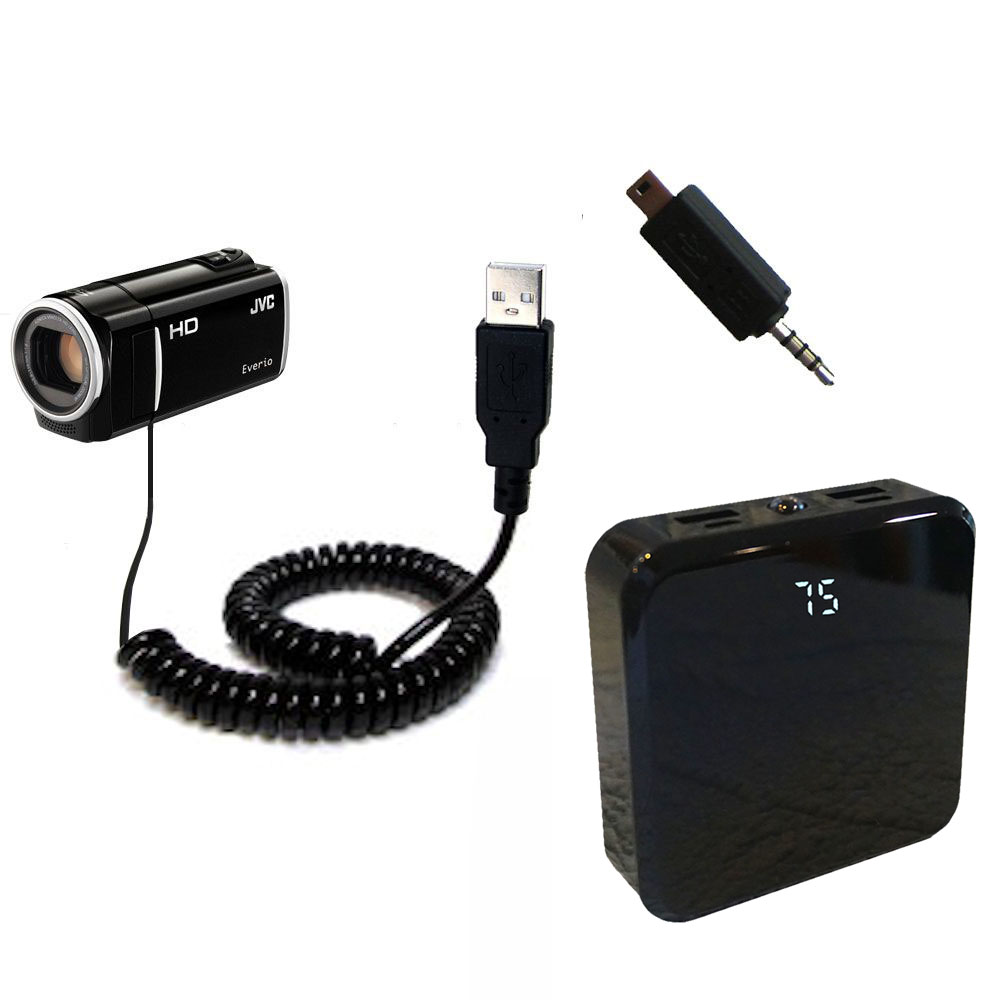 Rechargeable Pack Charger compatible with the JVC Everio GZ-HM35
