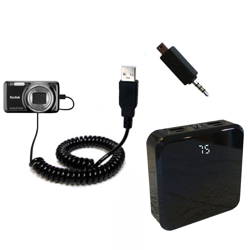 Gomadic High Capacity Rechargeable External Battery Pack suitable for the Kodak EasyShare M583