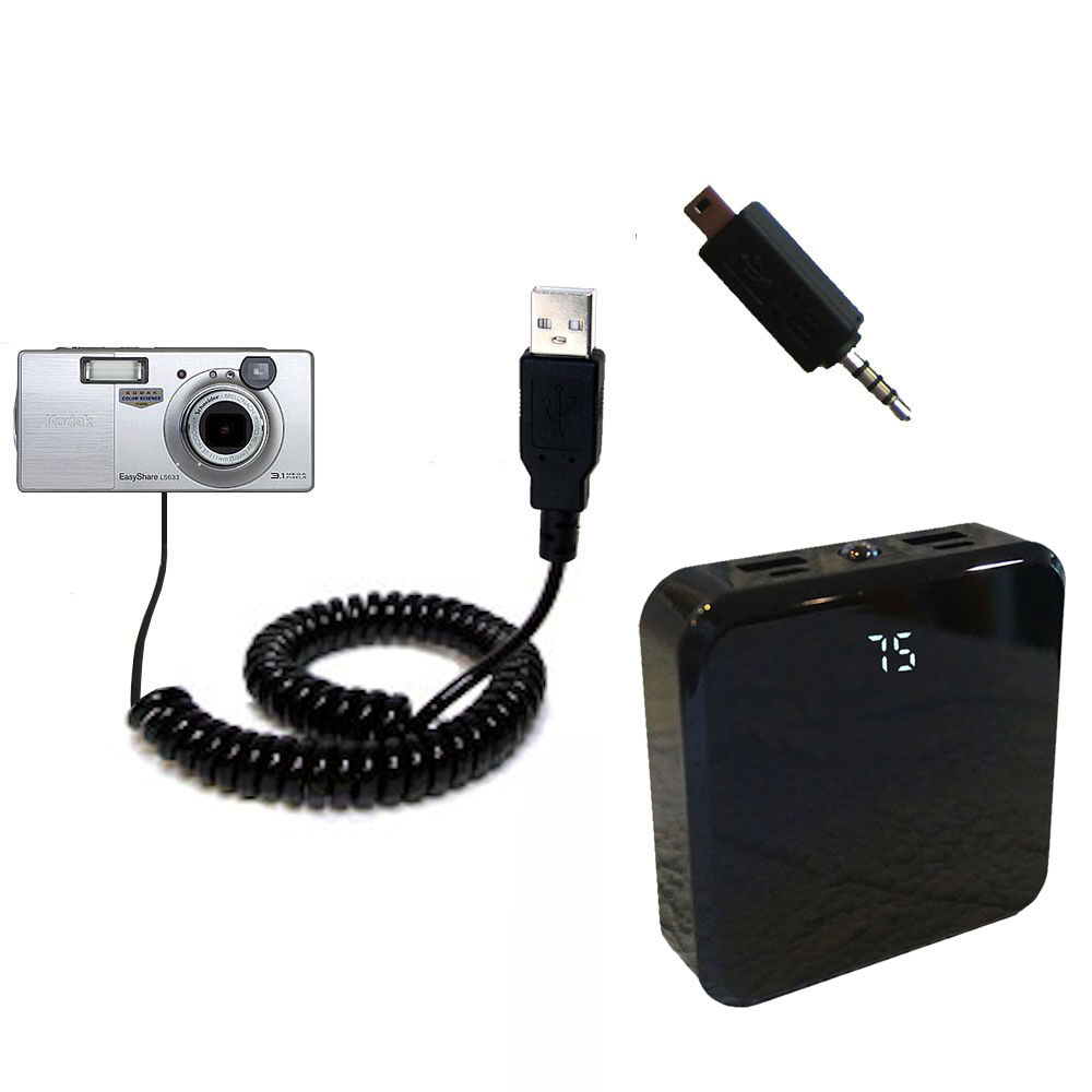 Rechargeable Pack Charger compatible with the Kodak LS633