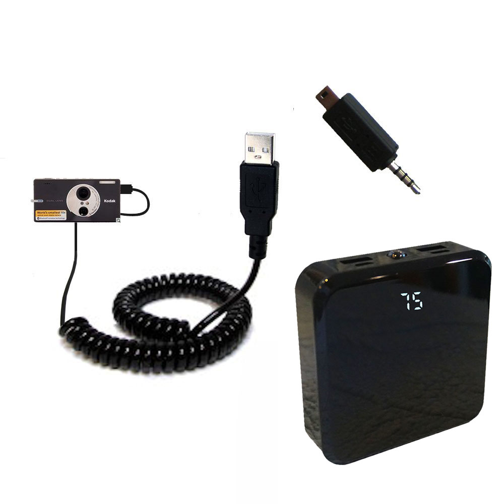 Rechargeable Pack Charger compatible with the Kodak V610
