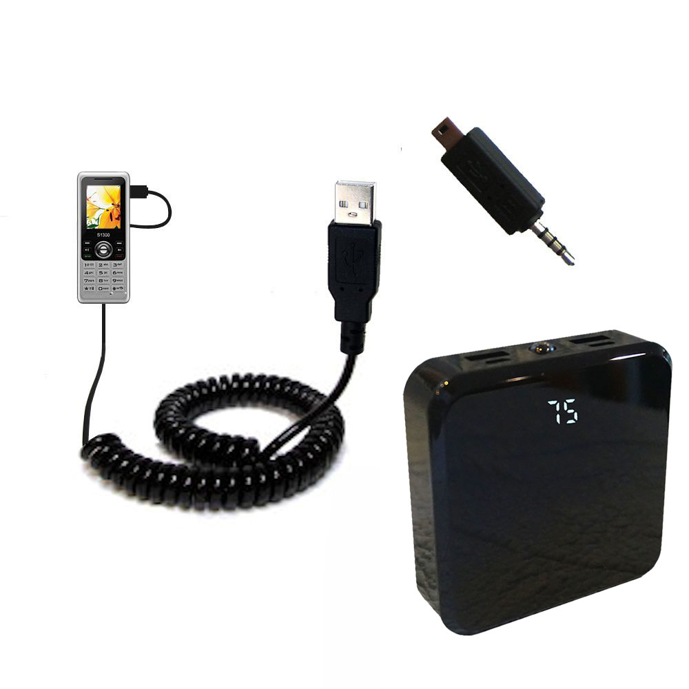 Rechargeable Pack Charger compatible with the Kyocera  Melo S1300
