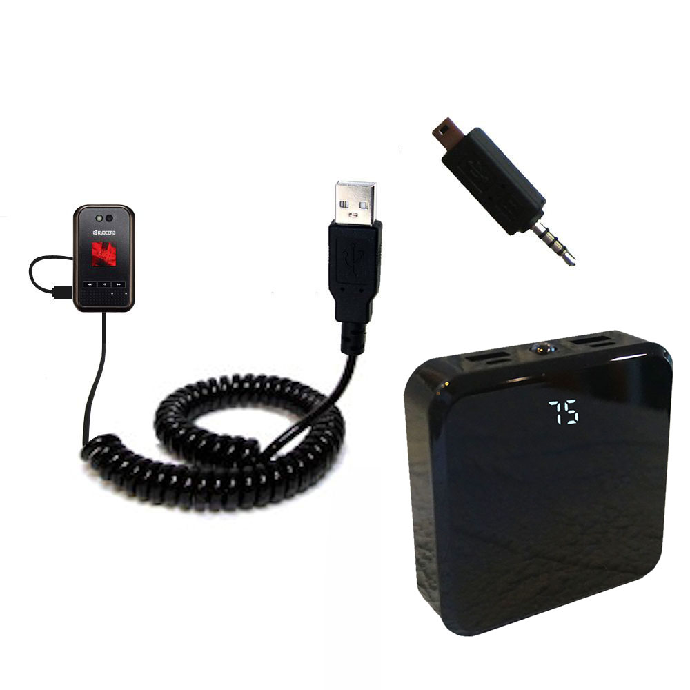 Rechargeable Pack Charger compatible with the Kyocera E2000 Tempo