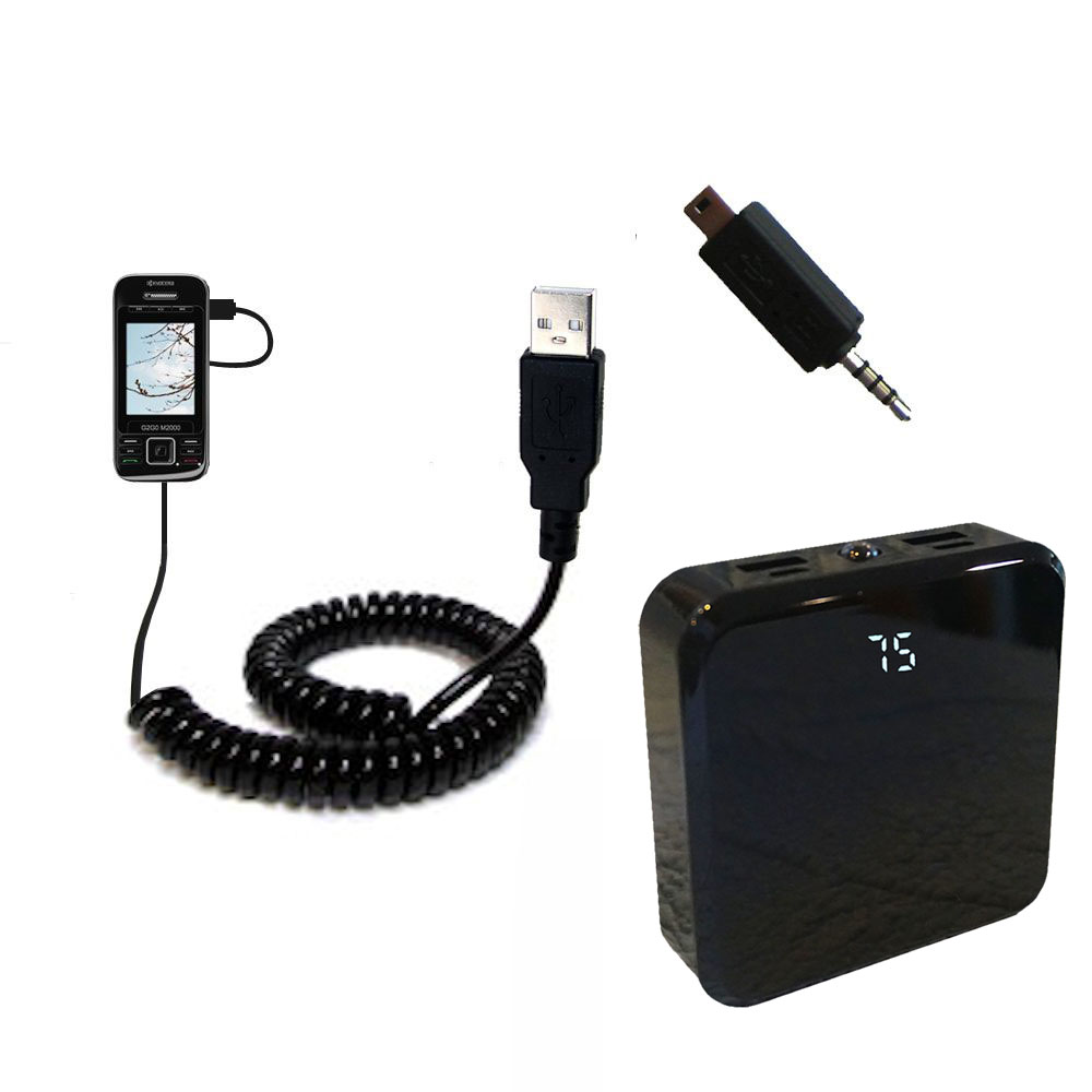 Rechargeable Pack Charger compatible with the Kyocera G2GO M2000