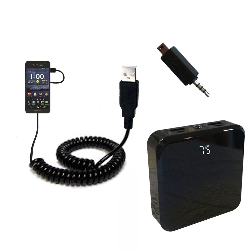 Rechargeable Pack Charger compatible with the Kyocera Hydro Elite