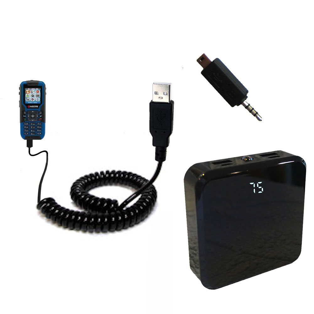 Rechargeable Pack Charger compatible with the Kyocera KX12