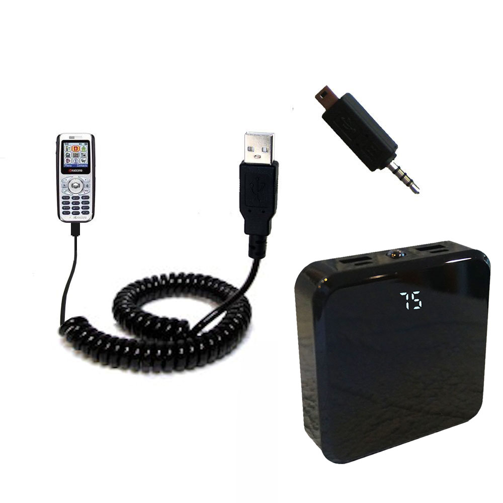 Rechargeable Pack Charger compatible with the Kyocera KX13