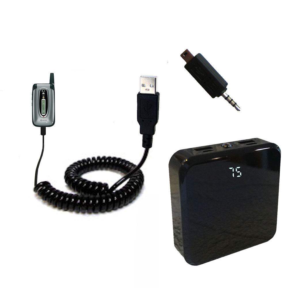Rechargeable Pack Charger compatible with the Kyocera KX16