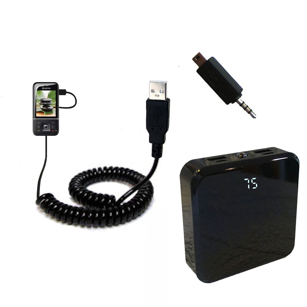 Rechargeable Pack Charger compatible with the Kyocera Laylo M1400