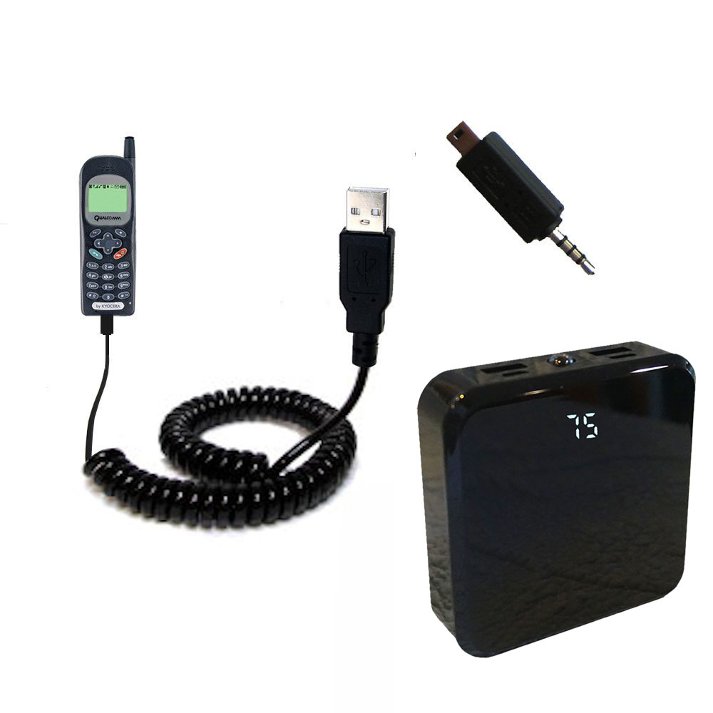 Rechargeable Pack Charger compatible with the Kyocera QCP 2027