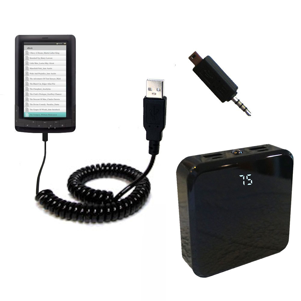 Rechargeable Pack Charger compatible with the Laser Ebook EB7C