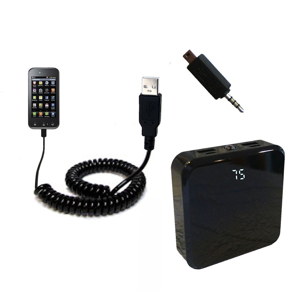 Rechargeable Pack Charger compatible with the LG 1045 730