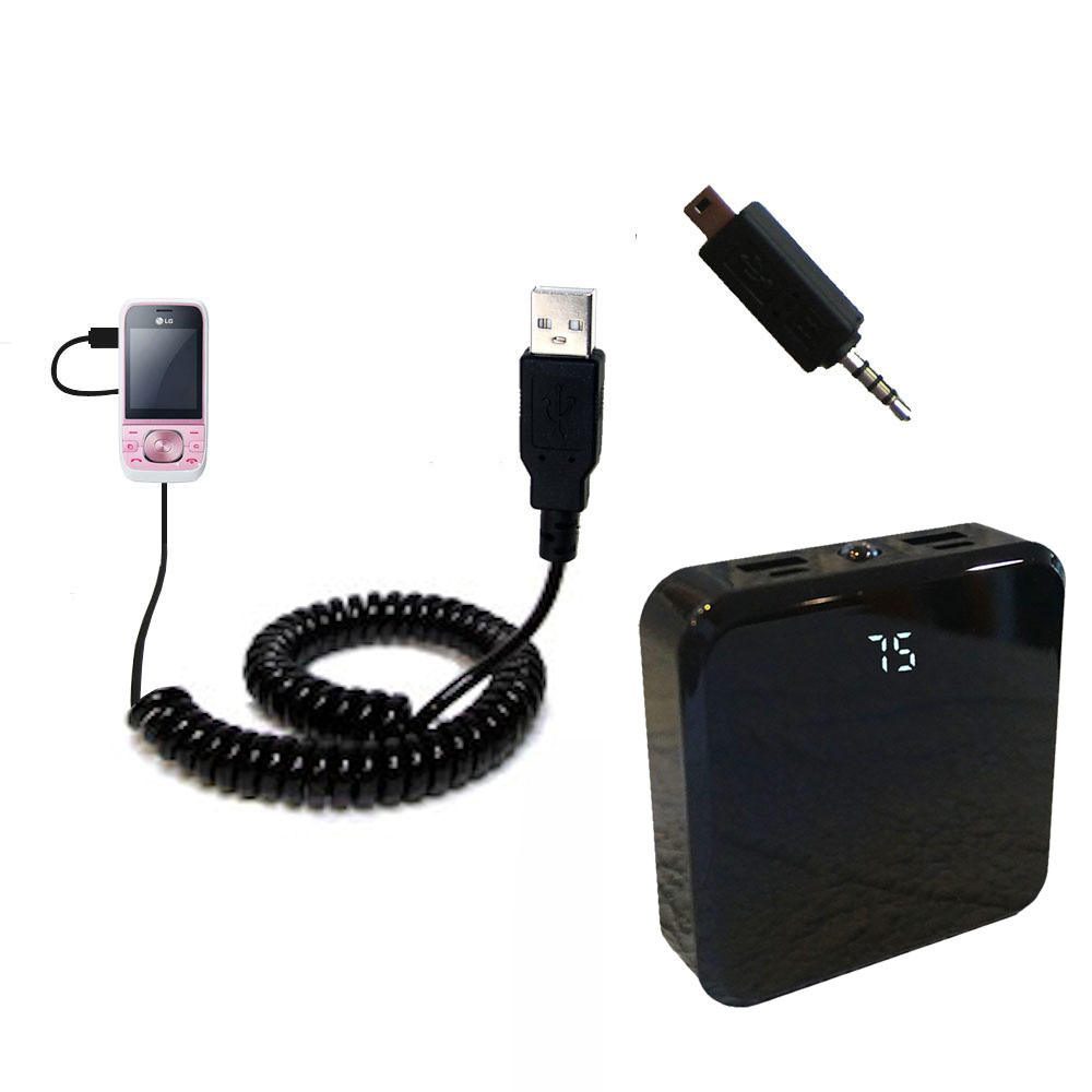Rechargeable Pack Charger compatible with the LG  GU280