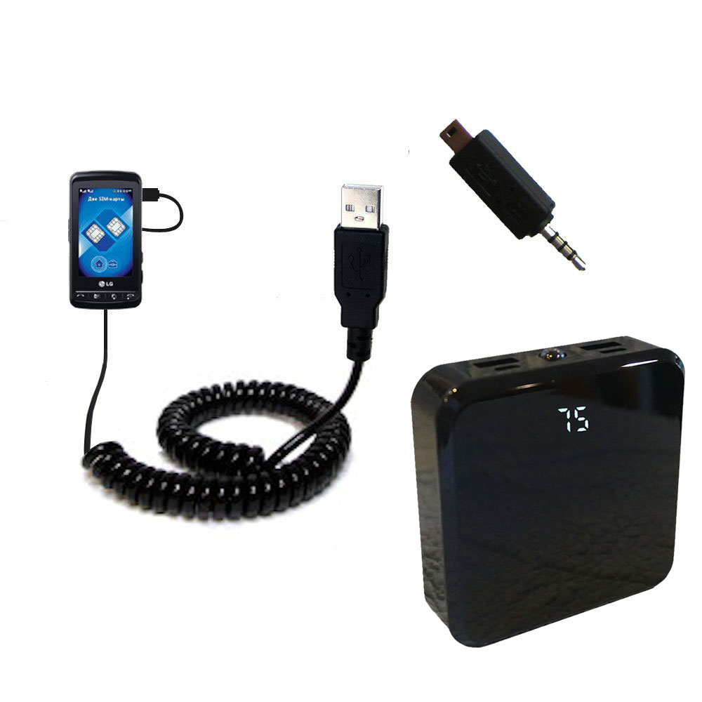 Rechargeable Pack Charger compatible with the LG  KS660