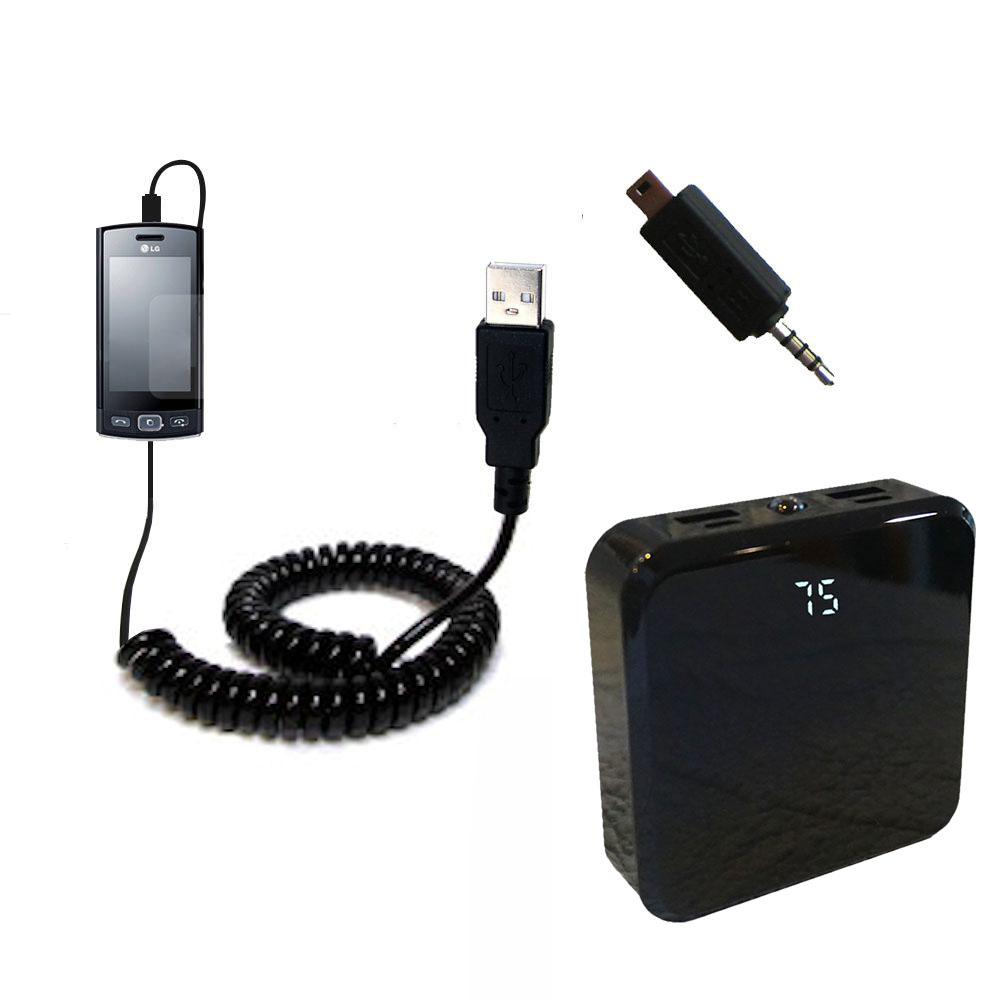 Rechargeable Pack Charger compatible with the LG B