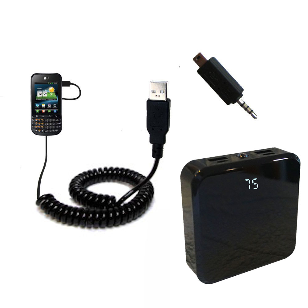Rechargeable Pack Charger compatible with the LG C660