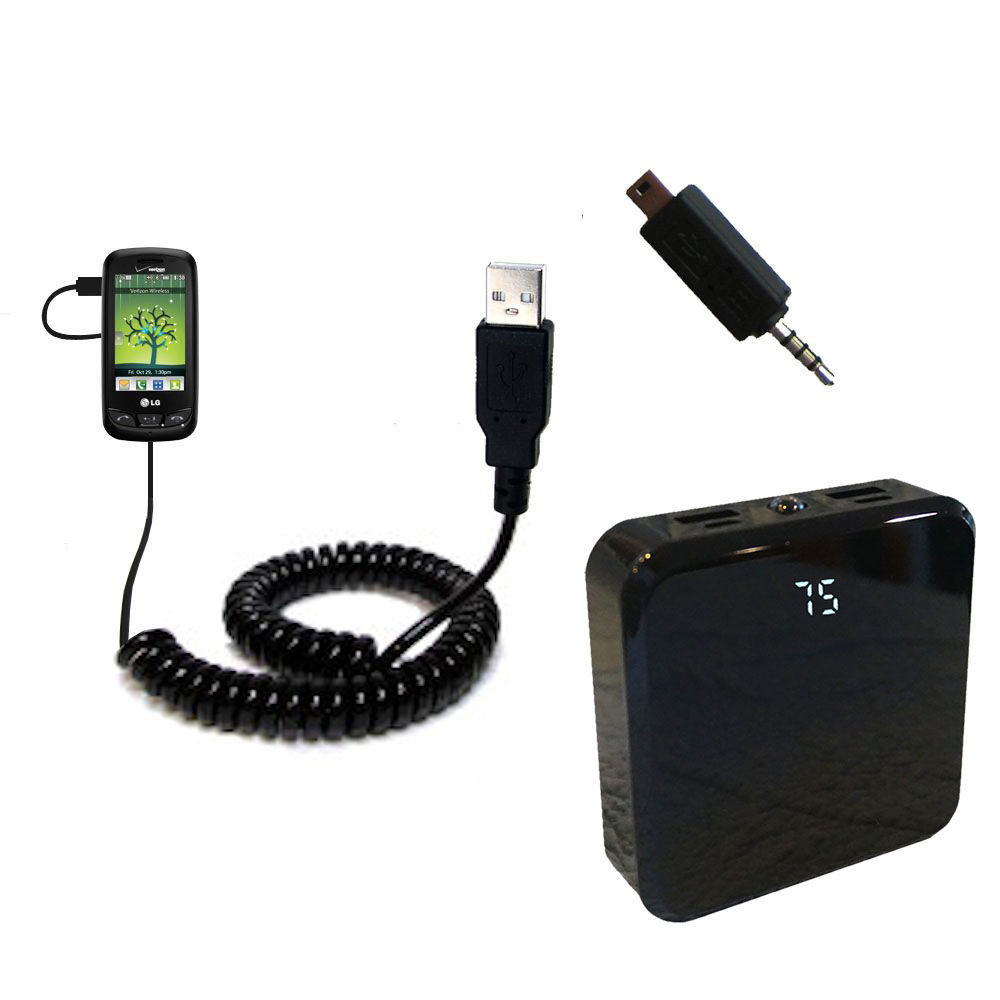 Rechargeable Pack Charger compatible with the LG Cosmos Touch