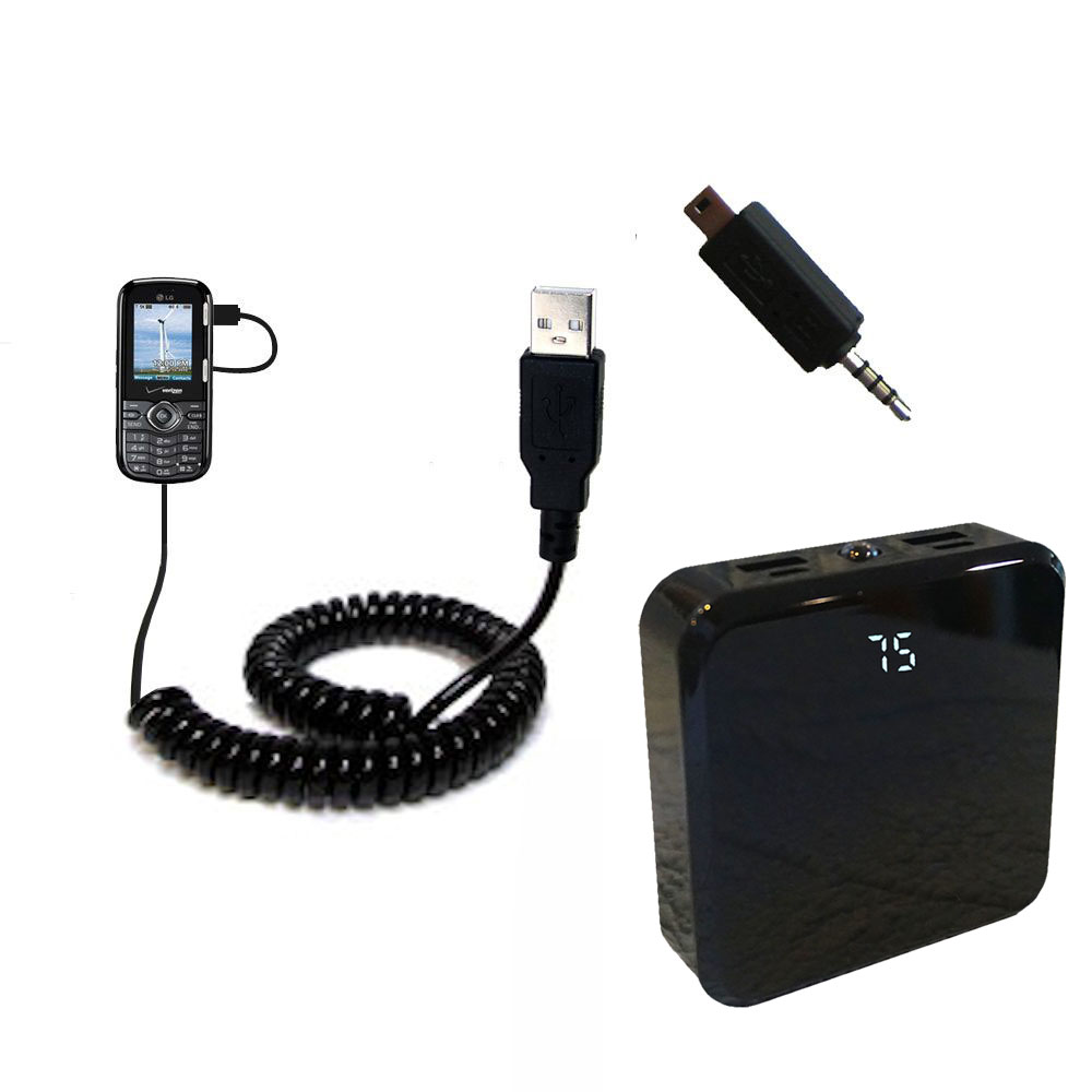 Rechargeable Pack Charger compatible with the LG Cosmos VN250