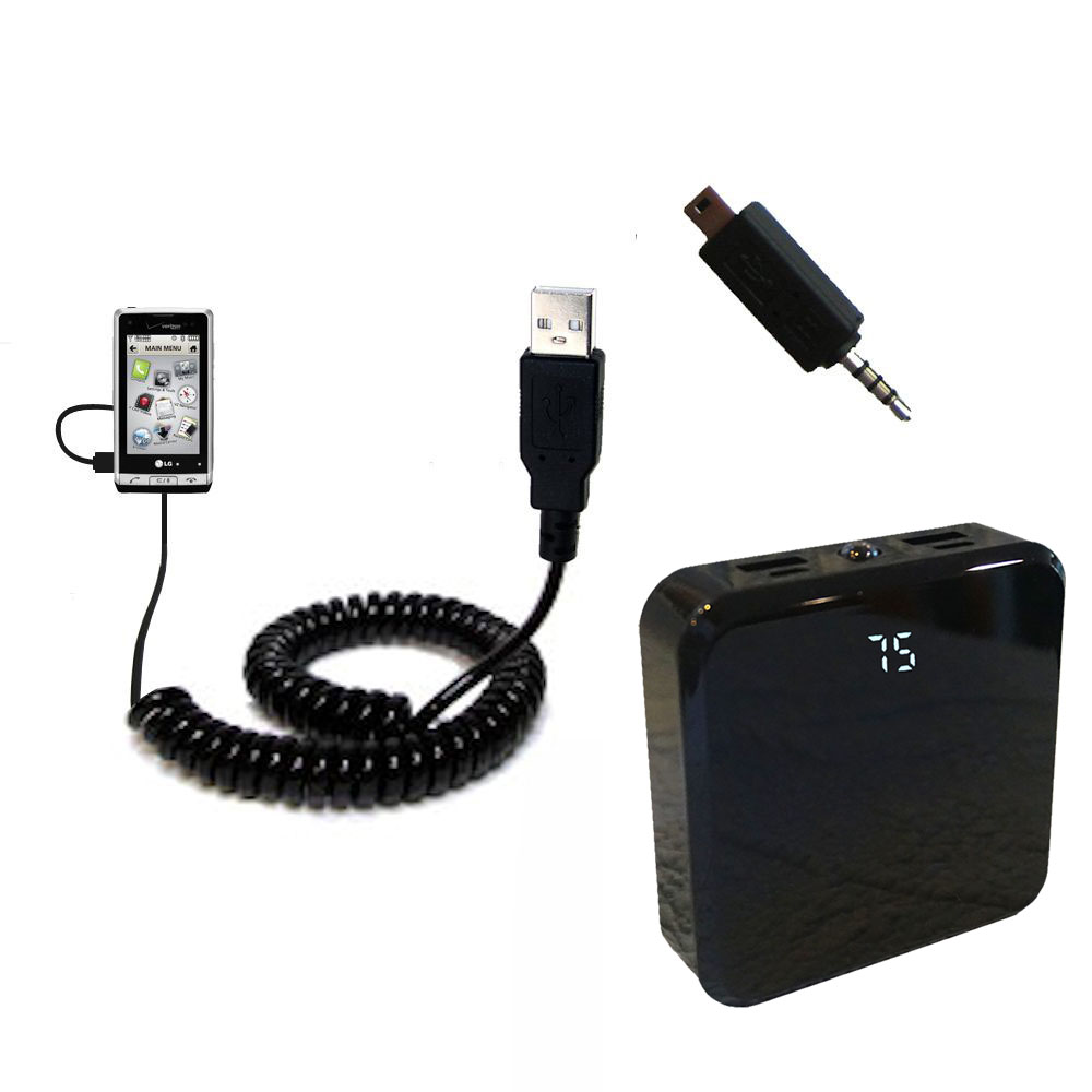 Rechargeable Pack Charger compatible with the LG Decoy