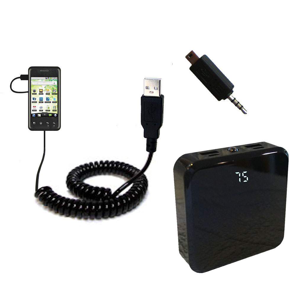 Rechargeable Pack Charger compatible with the LG E720