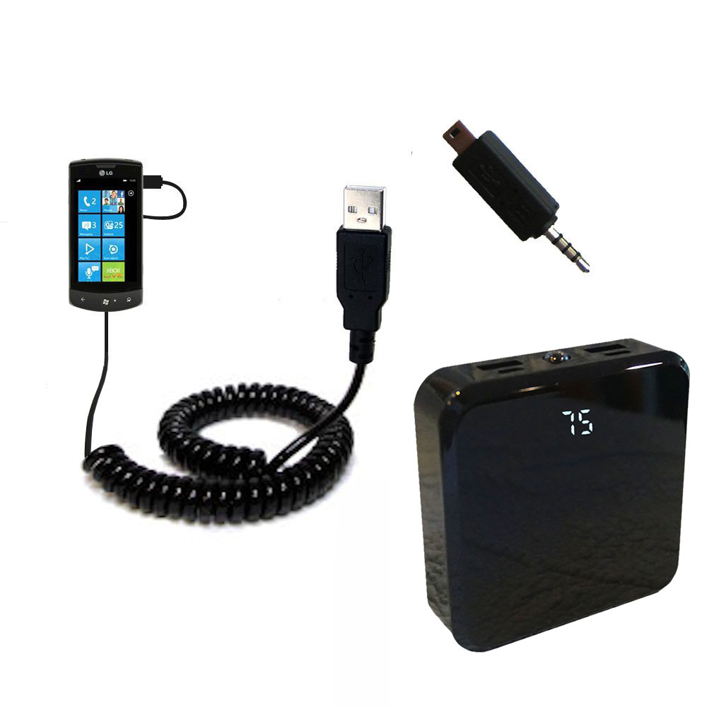 Rechargeable Pack Charger compatible with the LG E900