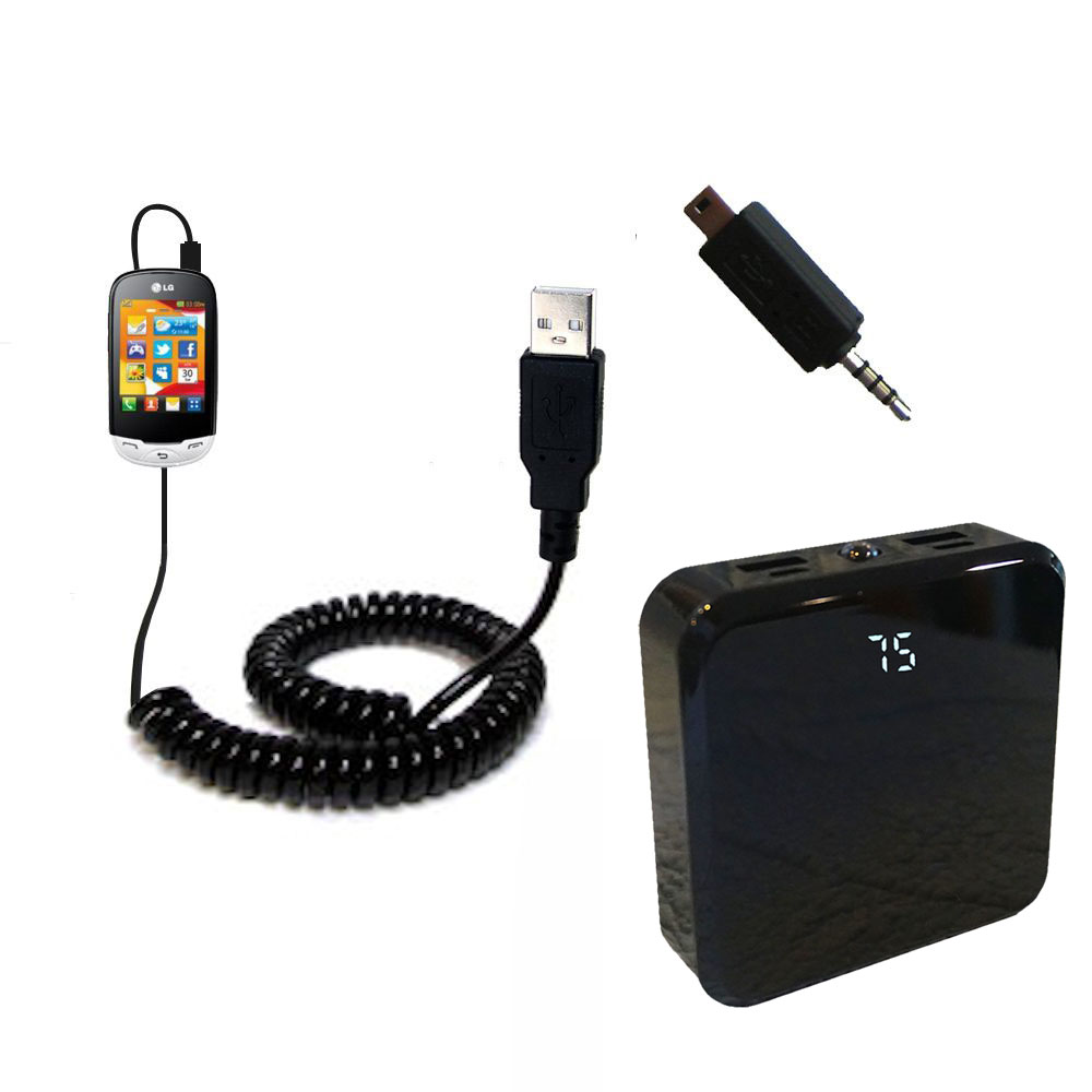 Rechargeable Pack Charger compatible with the LG EGO Wi-Fi