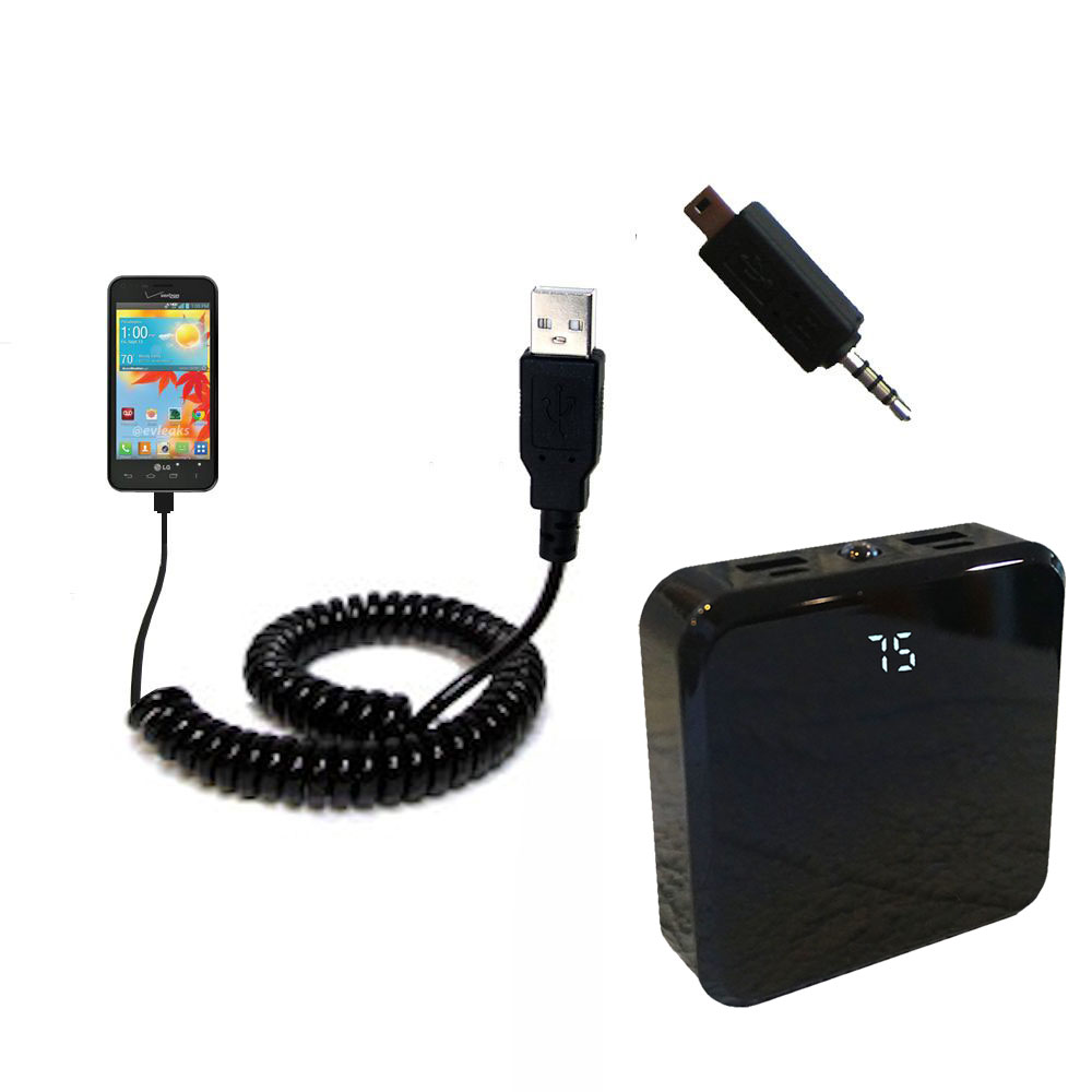 Rechargeable Pack Charger compatible with the LG Enact