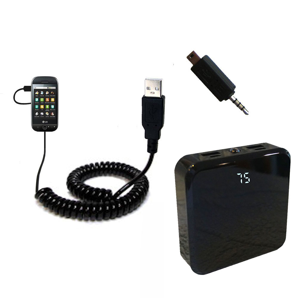 Rechargeable Pack Charger compatible with the LG Eve