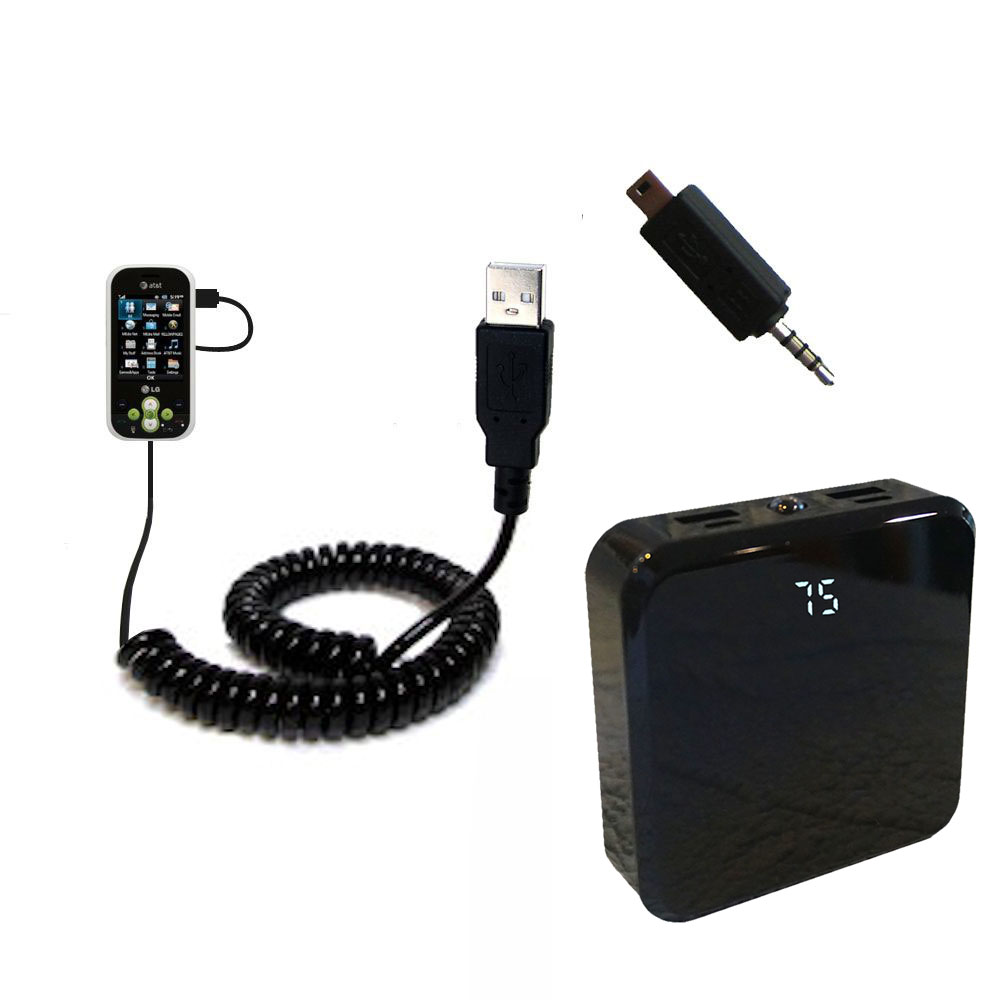 Rechargeable Pack Charger compatible with the LG GT365