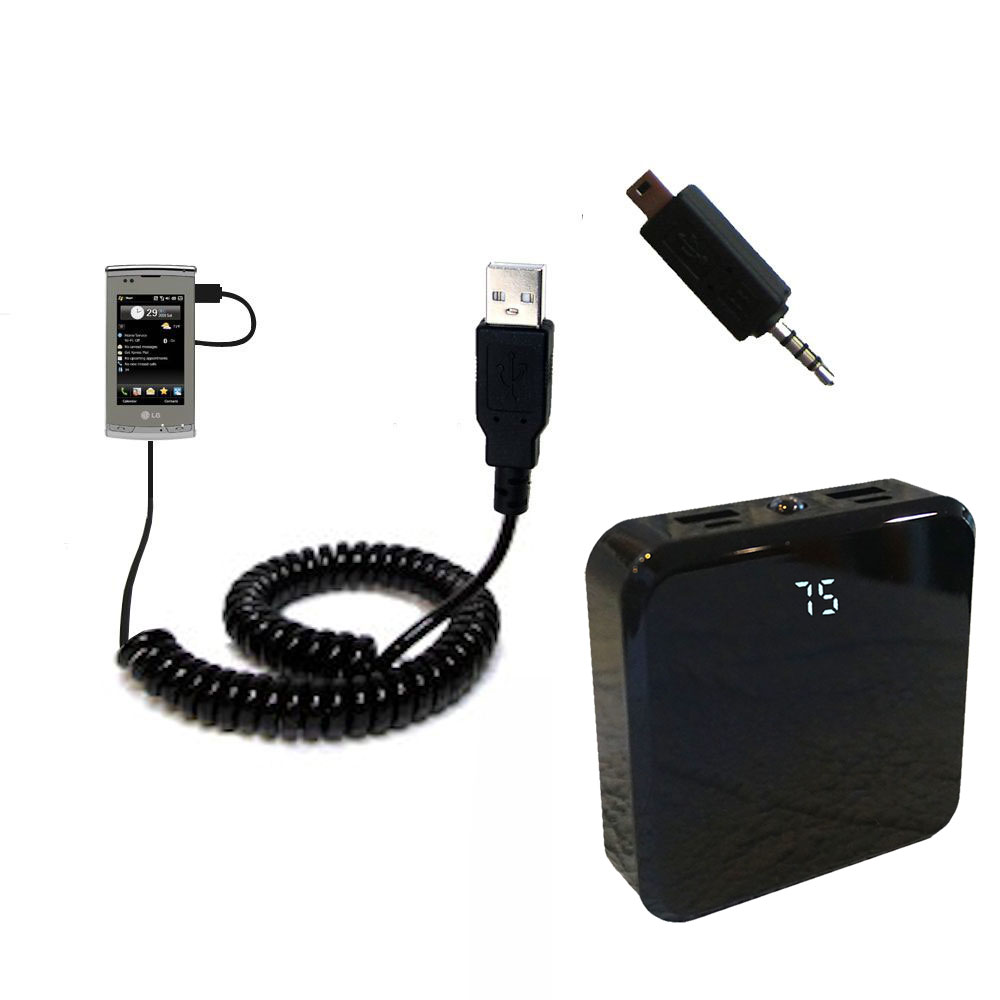 Rechargeable Pack Charger compatible with the LG Incite
