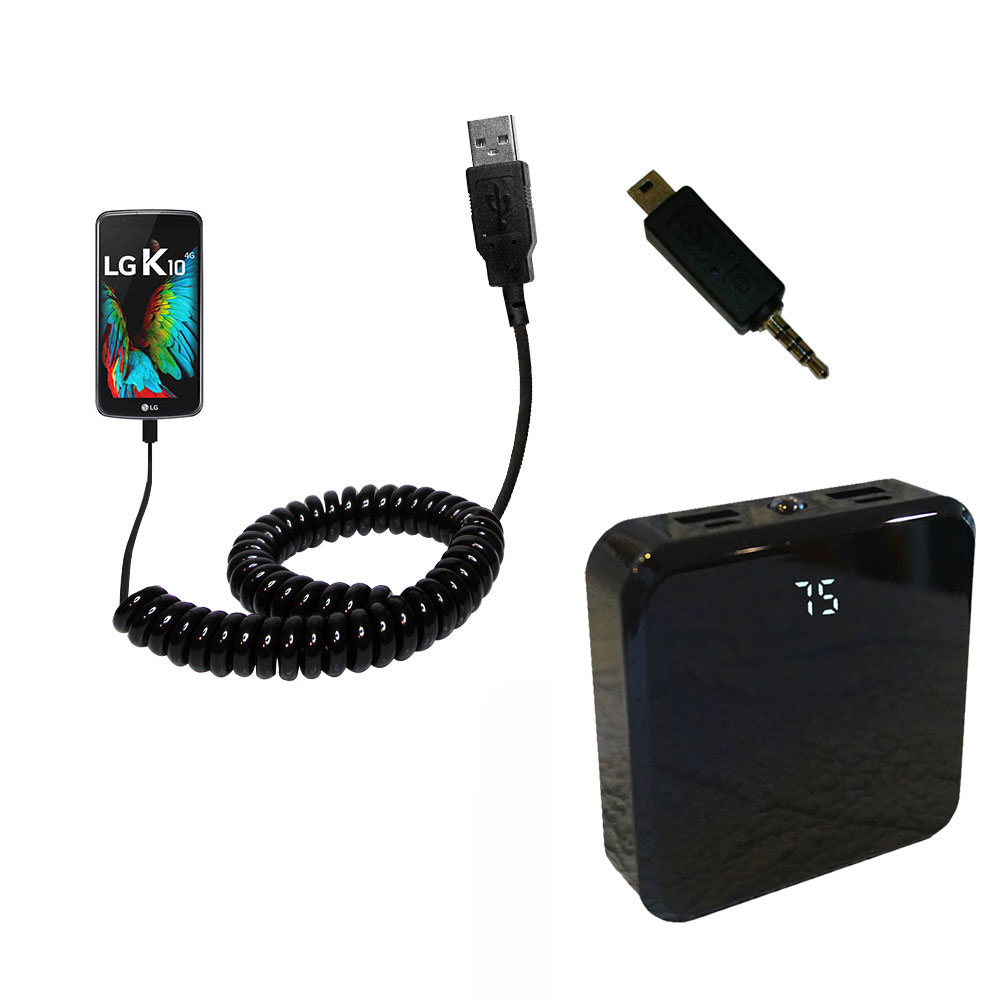 Rechargeable Pack Charger compatible with the LG K8 / K10