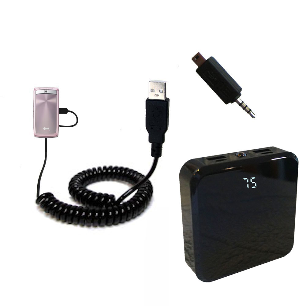 Rechargeable Pack Charger compatible with the LG KF300 K305