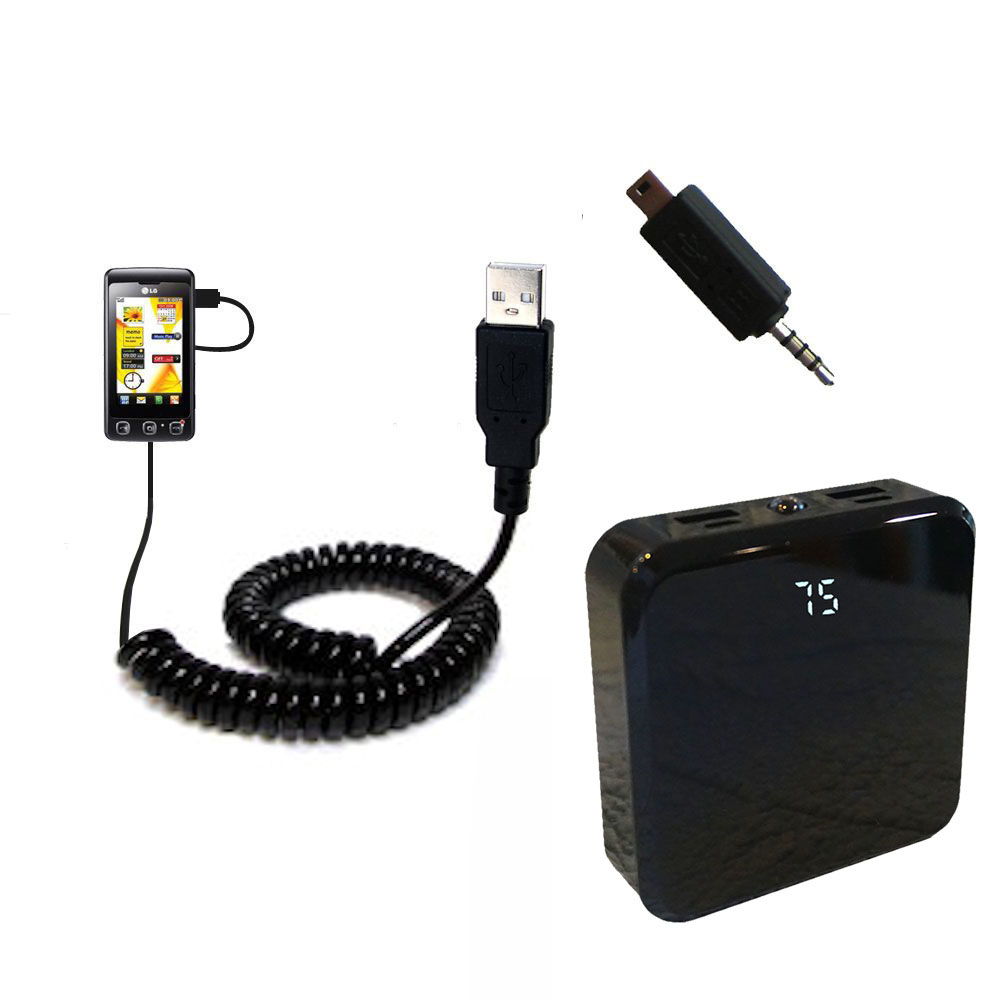 Rechargeable Pack Charger compatible with the LG KP500