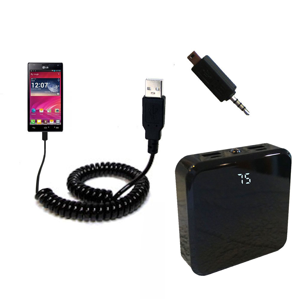 Rechargeable Pack Charger compatible with the LG Optimus 4X HD